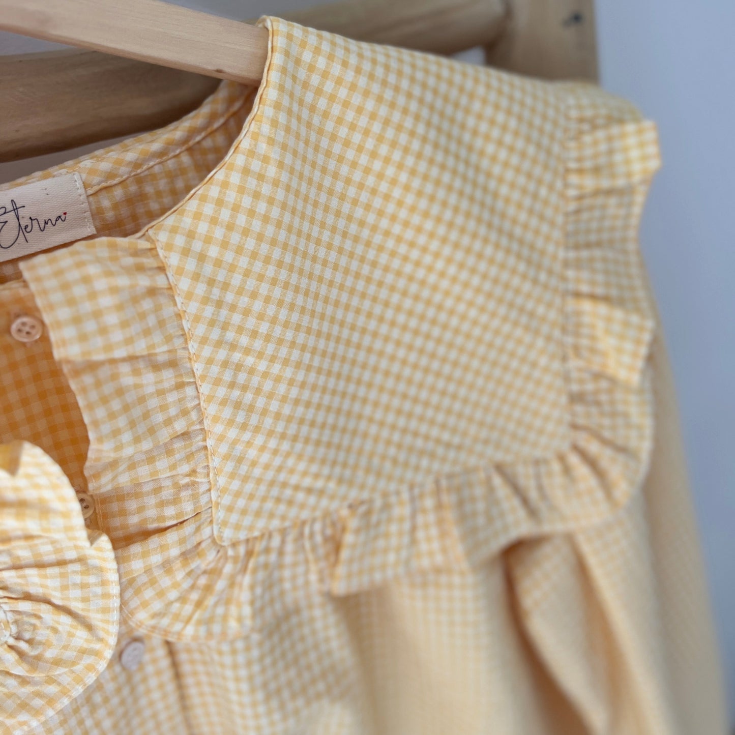 Camisa Eterna Vichy Amarela
