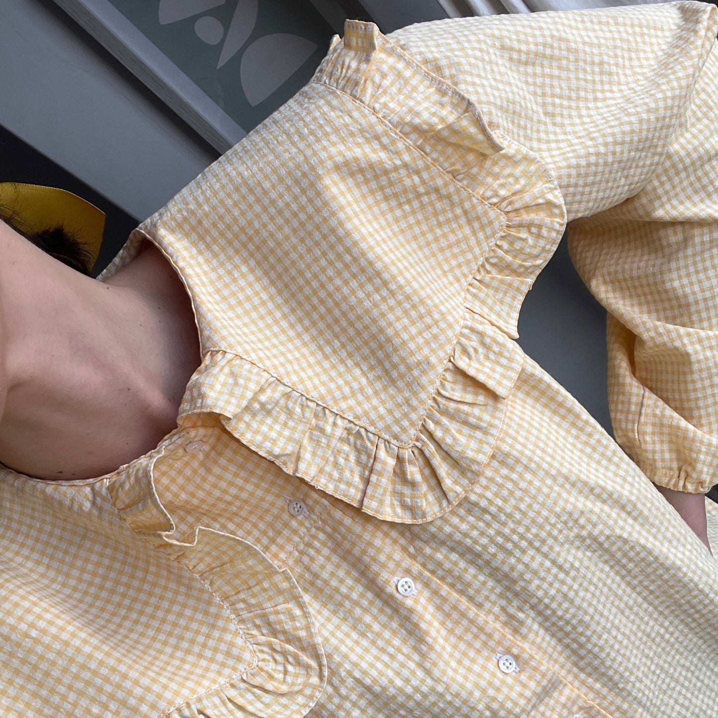 Camisa Eterna Vichy Amarela