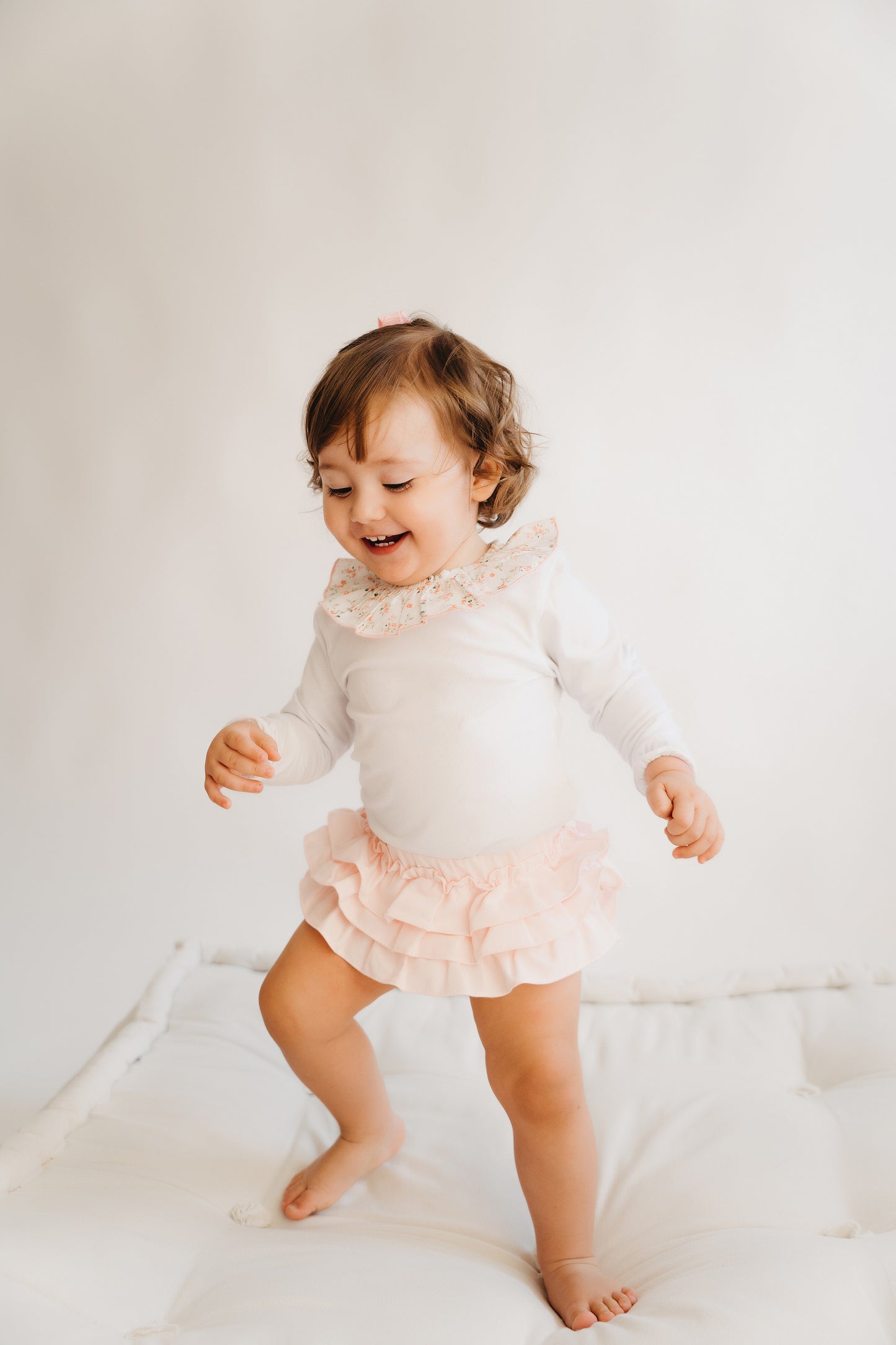 Tapa Fralda Folhos Criança